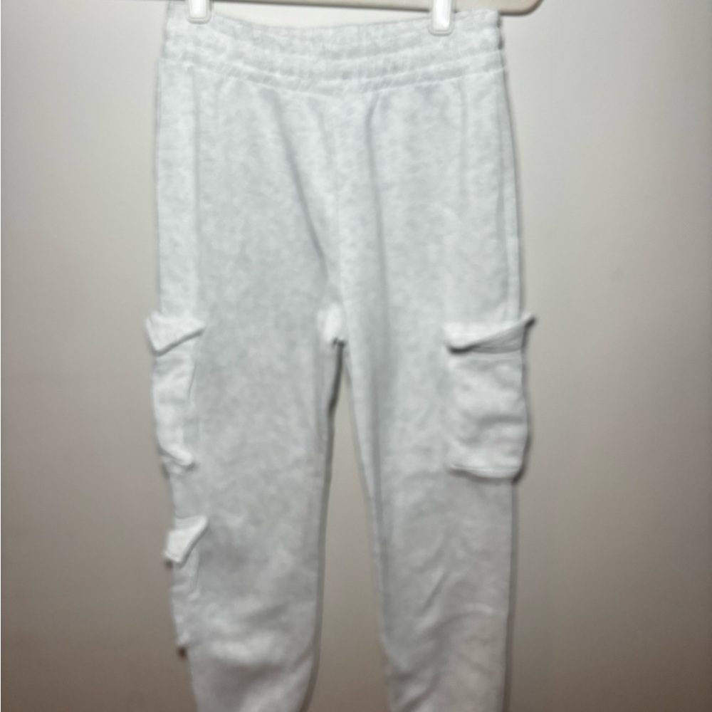 Love Tree White Cargo Joggers
